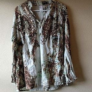 Pretty flowing Boho top